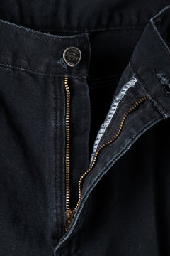 画像をギャラリービューアに読み込む, CHANGES x LOOM exclusive REMAKE REGULAR FIT CARPENTER PANTS / VINTAGE DUCK FABRIC (STONE WASHED) (BLACK #C)