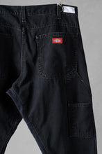 画像をギャラリービューアに読み込む, CHANGES x LOOM exclusive REMAKE REGULAR FIT CARPENTER PANTS / VINTAGE DUCK FABRIC (STONE WASHED) (BLACK #C)