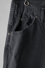 画像をギャラリービューアに読み込む, CHANGES x LOOM exclusive REMAKE REGULAR FIT CARPENTER PANTS / VINTAGE DUCK FABRIC (STONE WASHED) (BLACK #D)