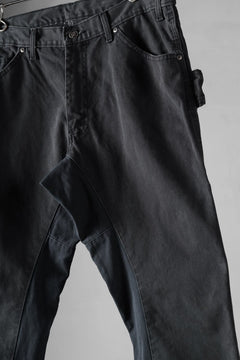 画像をギャラリービューアに読み込む, CHANGES x LOOM exclusive REMAKE REGULAR FIT CARPENTER PANTS / VINTAGE DUCK FABRIC (STONE WASHED) (BLACK #D)
