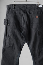 画像をギャラリービューアに読み込む, CHANGES x LOOM exclusive REMAKE REGULAR FIT CARPENTER PANTS / VINTAGE DUCK FABRIC (STONE WASHED) (BLACK #D)