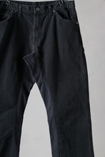 画像をギャラリービューアに読み込む, CHANGES x LOOM exclusive REMAKE REGULAR FIT CARPENTER PANTS / VINTAGE DUCK FABRIC (STONE WASHED) (BLACK #E)