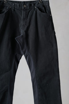 画像をギャラリービューアに読み込む, CHANGES x LOOM exclusive REMAKE REGULAR FIT CARPENTER PANTS / VINTAGE DUCK FABRIC (STONE WASHED) (BLACK #E)