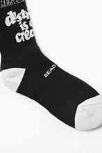 画像をギャラリービューアに読み込む, READYMADE "destruction is also creation" SOCKS (BLACK)