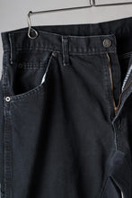 画像をギャラリービューアに読み込む, CHANGES x LOOM exclusive REMAKE REGULAR FIT CARPENTER PANTS / VINTAGE DUCK FABRIC (STONE WASHED) (BLACK #E)