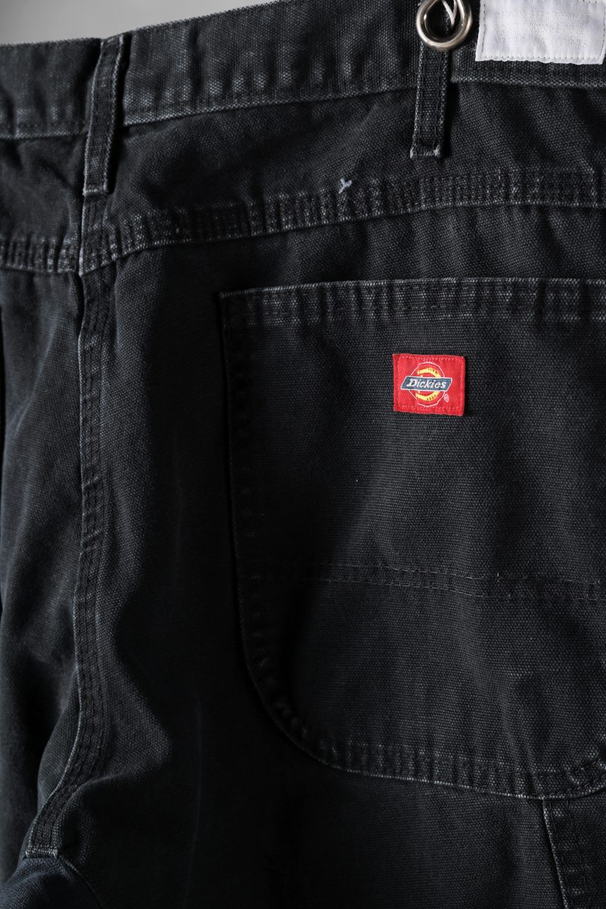 画像をギャラリービューアに読み込む, CHANGES x LOOM exclusive REMAKE REGULAR FIT CARPENTER PANTS / VINTAGE DUCK FABRIC (STONE WASHED) (BLACK #E)