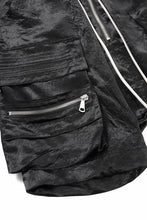 画像をギャラリービューアに読み込む, A.F ARTEFACT SATIN LOWCROTCH MILITARY WIDE SHORTS (BLACK)