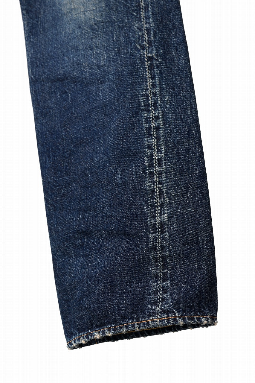 画像をギャラリービューアに読み込む, FULLCOUNT x LOOM exclusive "Old Dude" Straight Denim Pants / 13.7oz Zimbabwe Selvedge Denim (INDIGO BLUE)