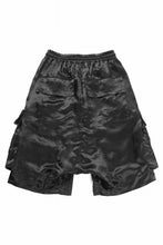 画像をギャラリービューアに読み込む, A.F ARTEFACT SATIN LOWCROTCH MILITARY WIDE SHORTS (BLACK)