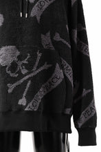 画像をギャラリービューアに読み込む, MASTERMIND WORLD TERRY CLOTH HOODIE / REGULAR FIT (BLACK x CHARCOAL)