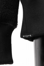 画像をギャラリービューアに読み込む, MASTERMIND WORLD TERRY CLOTH HOODIE / REGULAR FIT (BLACK x CHARCOAL)