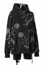 画像をギャラリービューアに読み込む, MASTERMIND WORLD TERRY CLOTH HOODIE / REGULAR FIT (BLACK x CHARCOAL)