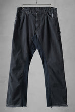 画像をギャラリービューアに読み込む, CHANGES x LOOM exclusive REMAKE REGULAR FIT CARPENTER PANTS / VINTAGE DUCK FABRIC (STONE WASHED) (BLACK #G)