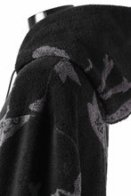 画像をギャラリービューアに読み込む, MASTERMIND WORLD TERRY CLOTH HOODIE / REGULAR FIT (BLACK x CHARCOAL)