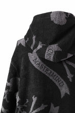 画像をギャラリービューアに読み込む, MASTERMIND WORLD TERRY CLOTH HOODIE / REGULAR FIT (BLACK x CHARCOAL)