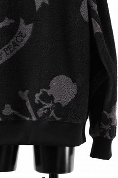 画像をギャラリービューアに読み込む, MASTERMIND WORLD TERRY CLOTH HOODIE / REGULAR FIT (BLACK x CHARCOAL)