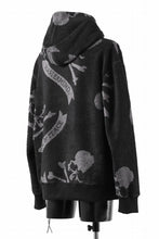 画像をギャラリービューアに読み込む, MASTERMIND WORLD TERRY CLOTH HOODIE / REGULAR FIT (BLACK x CHARCOAL)