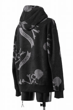 画像をギャラリービューアに読み込む, MASTERMIND WORLD TERRY CLOTH HOODIE / REGULAR FIT (BLACK x CHARCOAL)
