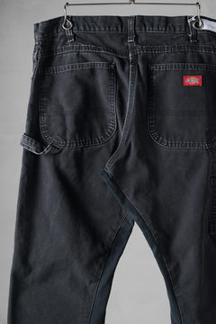画像をギャラリービューアに読み込む, CHANGES x LOOM exclusive REMAKE REGULAR FIT CARPENTER PANTS / VINTAGE DUCK FABRIC (STONE WASHED) (BLACK #G)