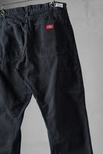 画像をギャラリービューアに読み込む, CHANGES x LOOM exclusive REMAKE REGULAR FIT CARPENTER PANTS / VINTAGE DUCK FABRIC (STONE WASHED) (BLACK #G)