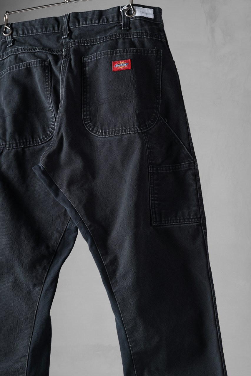画像をギャラリービューアに読み込む, CHANGES x LOOM exclusive REMAKE REGULAR FIT CARPENTER PANTS / VINTAGE DUCK FABRIC (STONE WASHED) (BLACK #G)