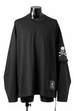 画像をギャラリービューアに読み込む, mastermind JAPAN BANDANA LS TEE / BOXY FIT (BLACK x BLACK)