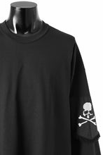 画像をギャラリービューアに読み込む, mastermind JAPAN BANDANA LS TEE / BOXY FIT (BLACK x BLACK)