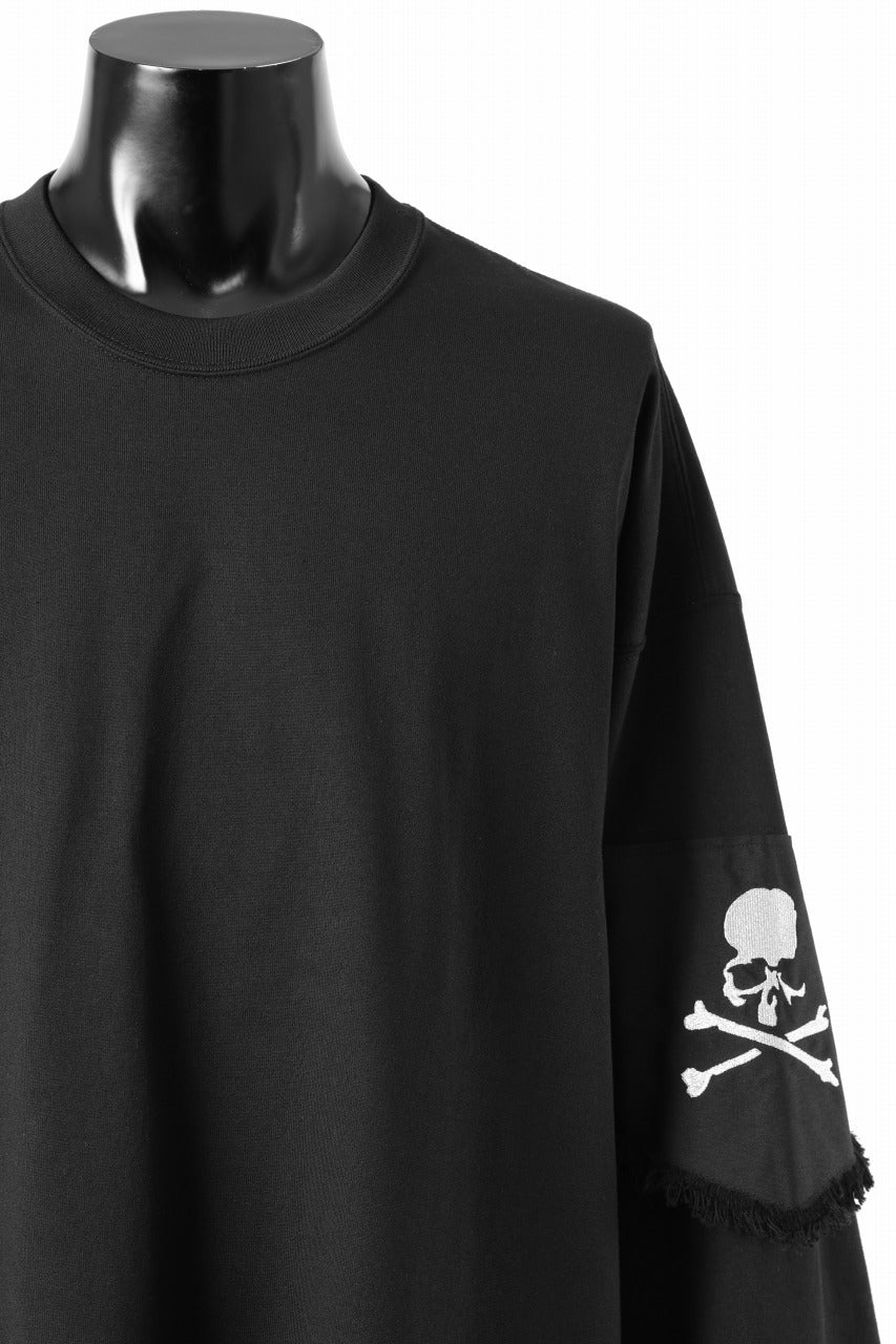 画像をギャラリービューアに読み込む, mastermind JAPAN BANDANA LS TEE / BOXY FIT (BLACK x BLACK)