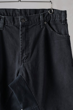 画像をギャラリービューアに読み込む, CHANGES x LOOM exclusive REMAKE REGULAR FIT CARPENTER PANTS / VINTAGE DUCK FABRIC (STONE WASHED) (BLACK #H)