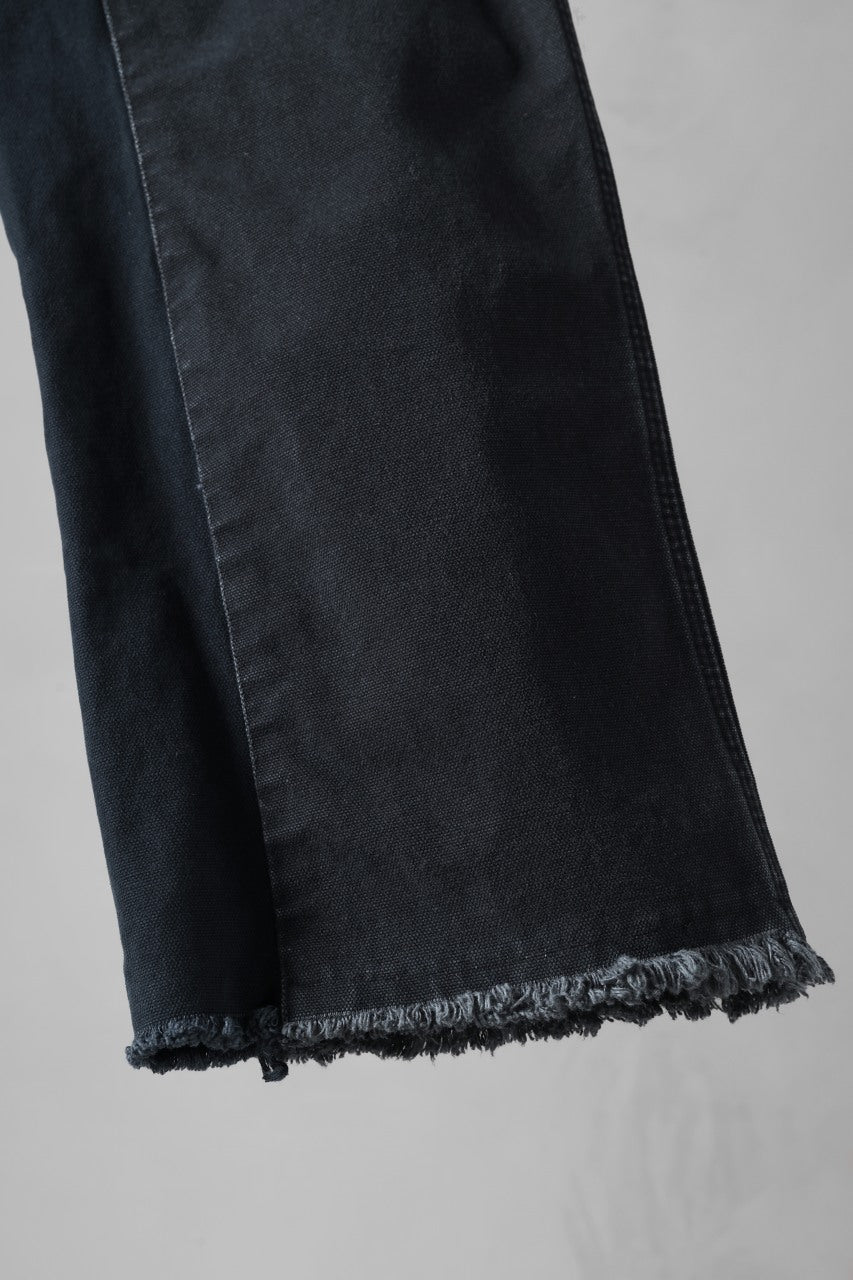 画像をギャラリービューアに読み込む, CHANGES x LOOM exclusive REMAKE REGULAR FIT CARPENTER PANTS / VINTAGE DUCK FABRIC (STONE WASHED) (BLACK #H)