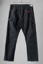 画像をギャラリービューアに読み込む, CHANGES x LOOM exclusive REMAKE REGULAR FIT CARPENTER PANTS / VINTAGE DUCK FABRIC (STONE WASHED) (BLACK #H)