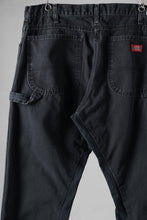 画像をギャラリービューアに読み込む, CHANGES x LOOM exclusive REMAKE REGULAR FIT CARPENTER PANTS / VINTAGE DUCK FABRIC (STONE WASHED) (BLACK #H)