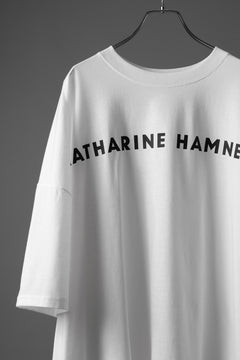 画像をギャラリービューアに読み込む, KATHARINE HAMNETT OVER SIZED FRONT LOGO TEE (WHITE)