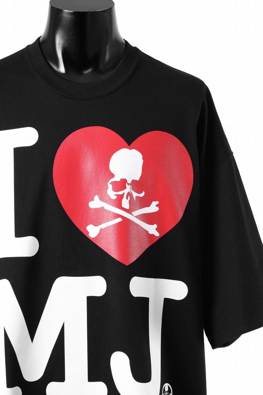 画像をギャラリービューアに読み込む, mastermind JAPAN I♡MJ TEE / BOXY FIT (BLACK)