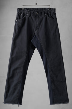 画像をギャラリービューアに読み込む, CHANGES x LOOM exclusive REMAKE REGULAR FIT CARPENTER PANTS / VINTAGE DUCK FABRIC (STONE WASHED) (BLACK #I)