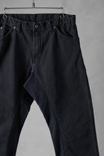 画像をギャラリービューアに読み込む, CHANGES x LOOM exclusive REMAKE REGULAR FIT CARPENTER PANTS / VINTAGE DUCK FABRIC (STONE WASHED) (BLACK #I)