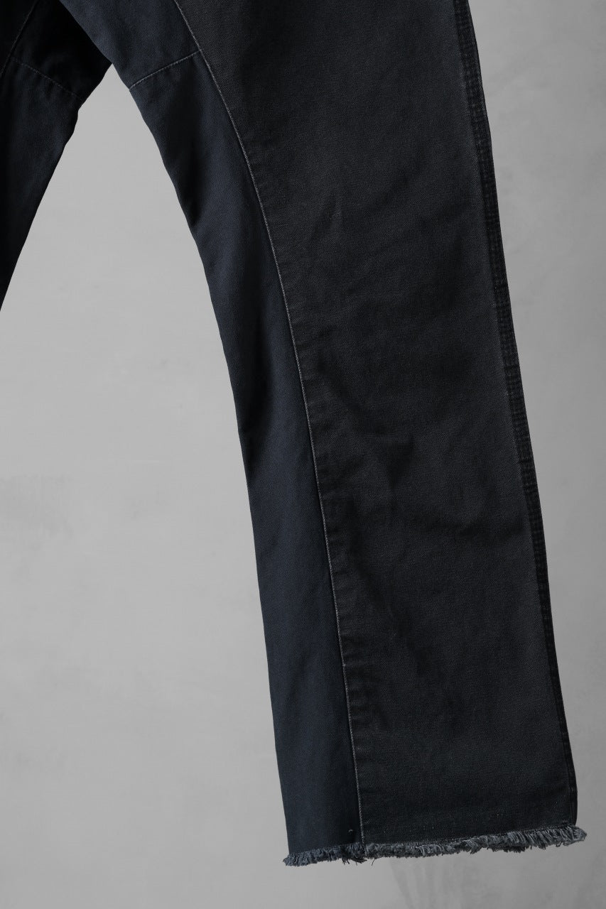 画像をギャラリービューアに読み込む, CHANGES x LOOM exclusive REMAKE REGULAR FIT CARPENTER PANTS / VINTAGE DUCK FABRIC (STONE WASHED) (BLACK #I)