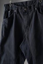画像をギャラリービューアに読み込む, CHANGES x LOOM exclusive REMAKE REGULAR FIT CARPENTER PANTS / VINTAGE DUCK FABRIC (STONE WASHED) (BLACK #I)