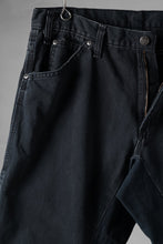 画像をギャラリービューアに読み込む, CHANGES x LOOM exclusive REMAKE REGULAR FIT CARPENTER PANTS / VINTAGE DUCK FABRIC (STONE WASHED) (BLACK #I)