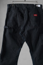 画像をギャラリービューアに読み込む, CHANGES x LOOM exclusive REMAKE REGULAR FIT CARPENTER PANTS / VINTAGE DUCK FABRIC (STONE WASHED) (BLACK #I)