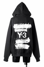 画像をギャラリービューアに読み込む, Y-3 Yohji Yamamoto GRAPHIC SWEAT HOODIE (BLACK)