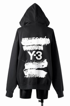 画像をギャラリービューアに読み込む, Y-3 Yohji Yamamoto GRAPHIC SWEAT HOODIE (BLACK)