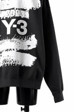 画像をギャラリービューアに読み込む, Y-3 Yohji Yamamoto GRAPHIC SWEAT HOODIE (BLACK)