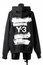 画像をギャラリービューアに読み込む, Y-3 Yohji Yamamoto GRAPHIC SWEAT HOODIE (BLACK)