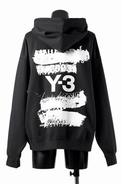 画像をギャラリービューアに読み込む, Y-3 Yohji Yamamoto GRAPHIC SWEAT HOODIE (BLACK)