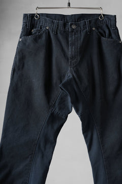 画像をギャラリービューアに読み込む, CHANGES x LOOM exclusive REMAKE REGULAR FIT CARPENTER PANTS / VINTAGE DUCK FABRIC (STONE WASHED) (BLACK #J)
