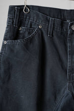画像をギャラリービューアに読み込む, CHANGES x LOOM exclusive REMAKE REGULAR FIT CARPENTER PANTS / VINTAGE DUCK FABRIC (STONE WASHED) (BLACK #J)