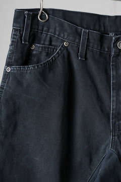 画像をギャラリービューアに読み込む, CHANGES x LOOM exclusive REMAKE REGULAR FIT CARPENTER PANTS / VINTAGE DUCK FABRIC (STONE WASHED) (BLACK #J)