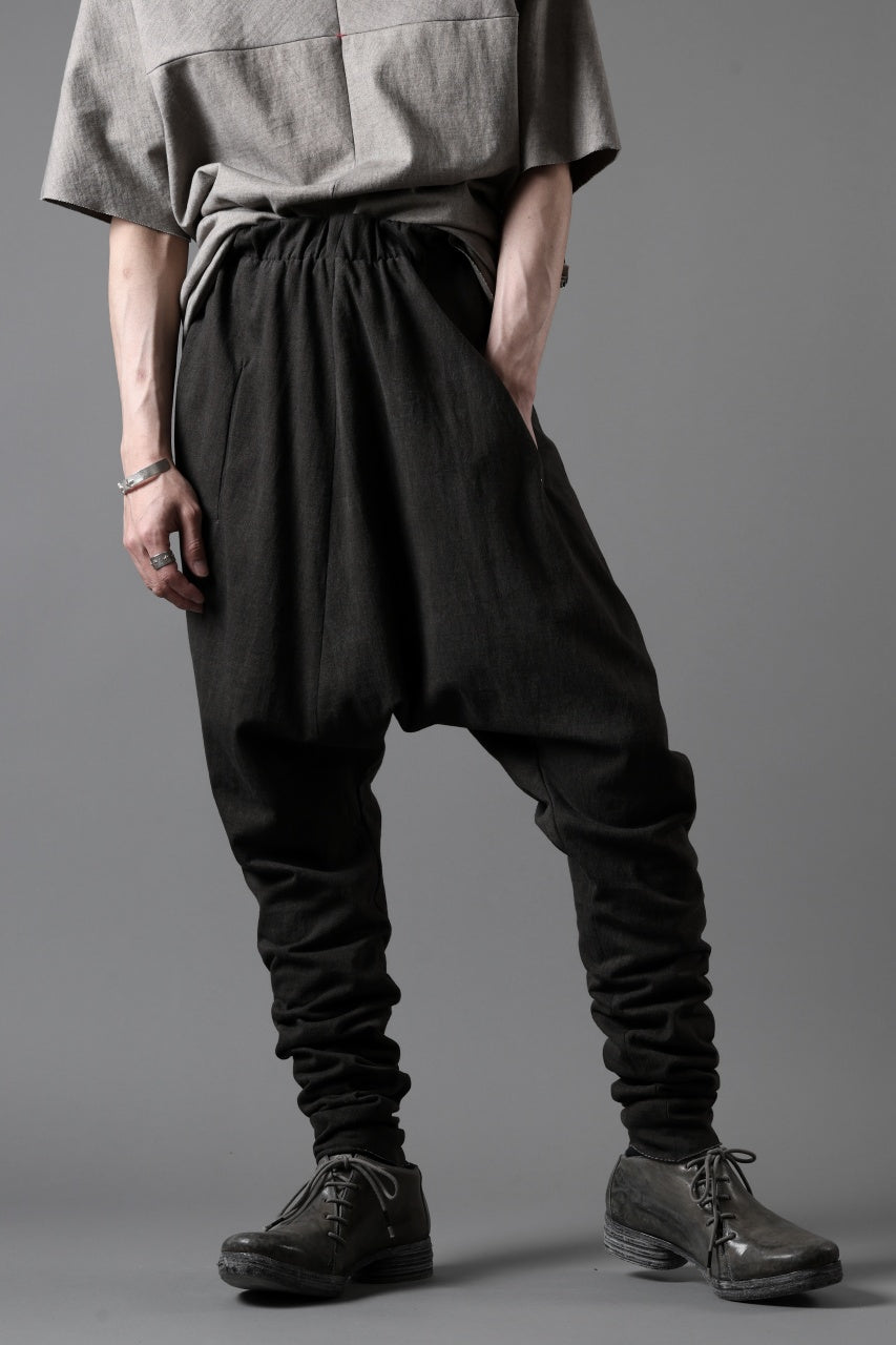 画像をギャラリービューアに読み込む, m.a+ elastic waist low crotch 2 pocket pants / P571/MJP1 (CARBON)