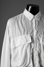 画像をギャラリービューアに読み込む, KATHARINE HAMNETT PARACHUTE LONG TAIL SHIRT / GARMENT DYED (WHITE)
